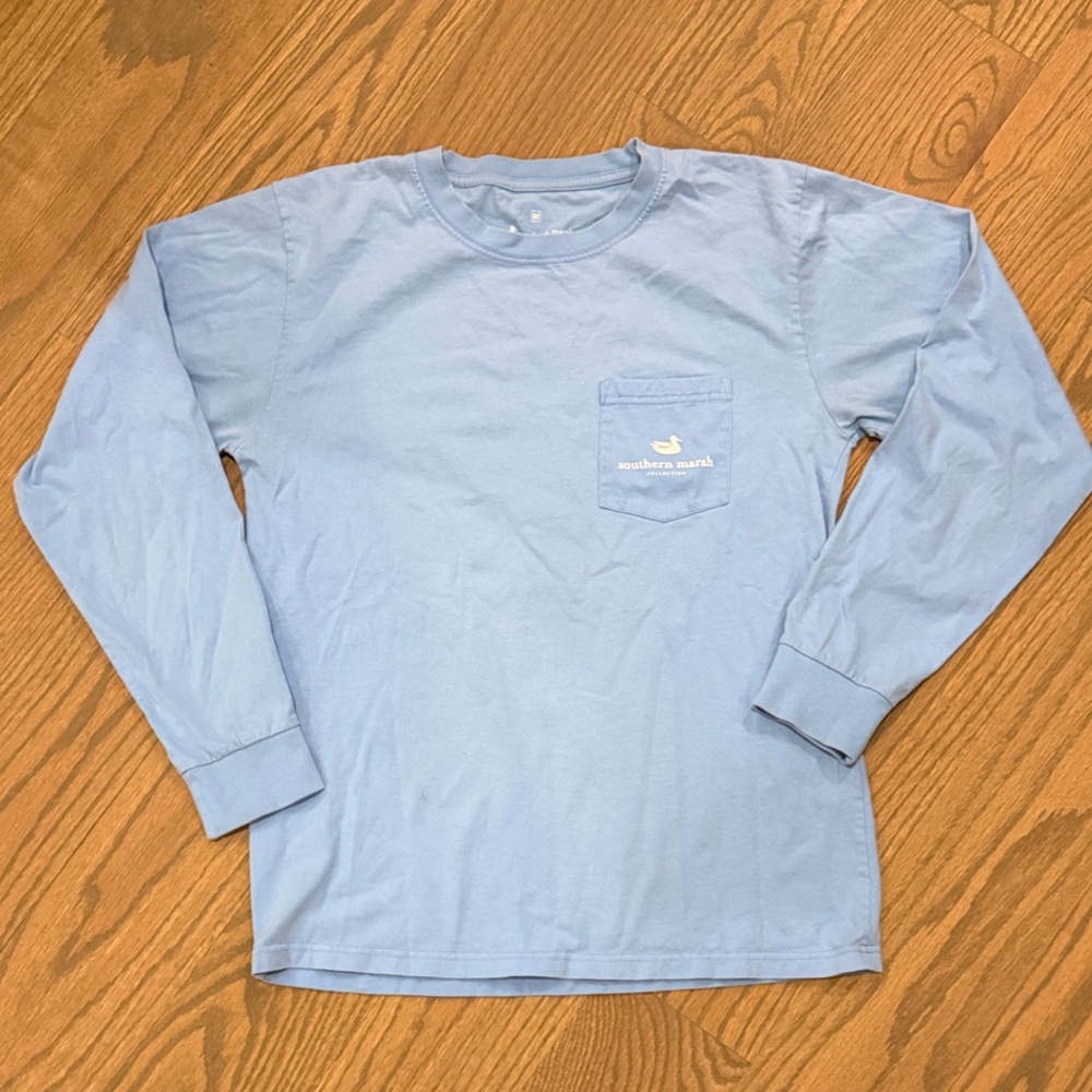 Southern Marsh Light Blue Long Sleeve Tee